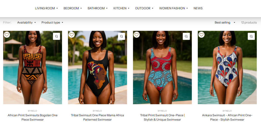 African bathing suits