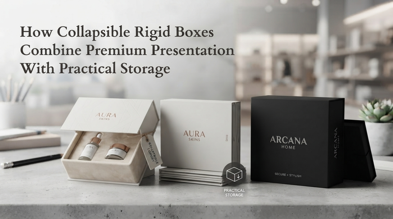How Collapsible Rigid Boxes Combine Premium Presentation With Practical Storage